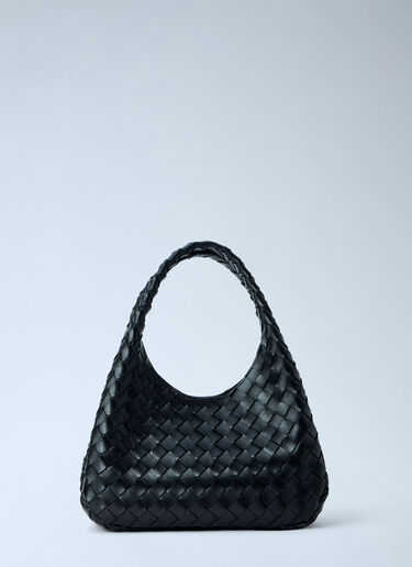LN-CC® - Bottega Veneta: Campana Small Shoulder Bag - Black Bottega Veneta Campana Small Shoulder Bag Black bov0265029