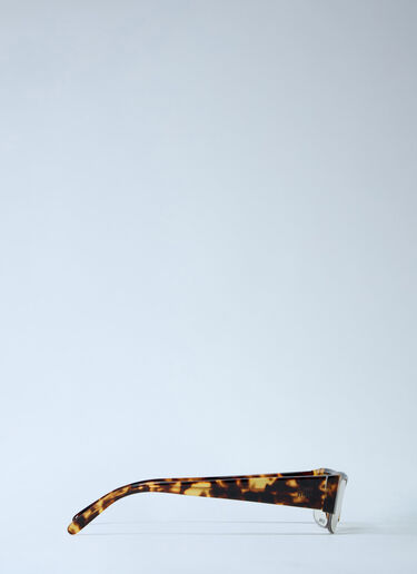 Miu Miu Rectangular Acetate Eyewear Frames Brown lmu0262006