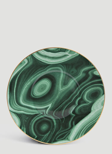 L'Objet Malachite Teacup and Saucer Set Green wps0642299