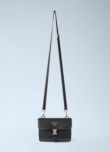 Prada Re-Nylon Phone Crossbody Bag Black pra0145046