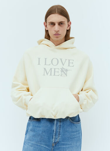 Praying I Love Men Hooded Sweatshirt Beige pry0354001