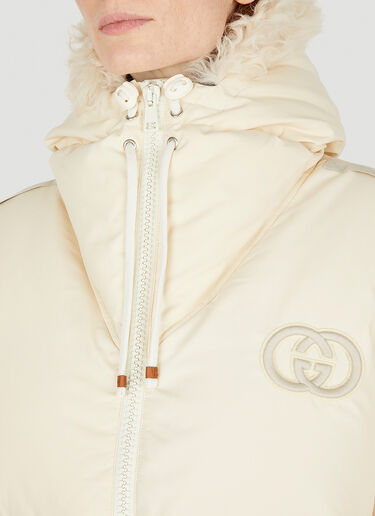 Gucci Water-Repellent Puffer Jacket Cream guc0251025
