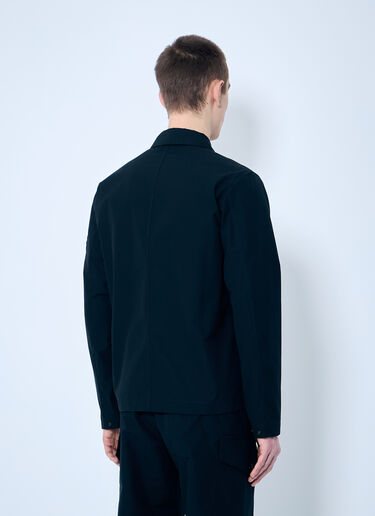 Stone Island Ghost Jacket With Logo Patch Black sto0160008