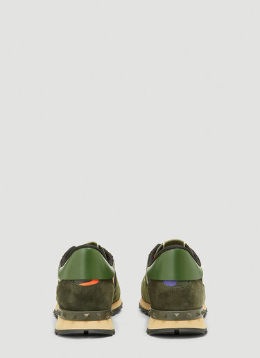 Valentino Rockrunner Camouflage Sneakers Black val0143022