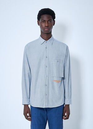 Jil Sander Marina Striped Shirt Black jil0160001