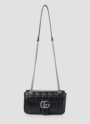 Gucci GG Marmont Matelassé Medium Shoulder Bag Black guc0247187