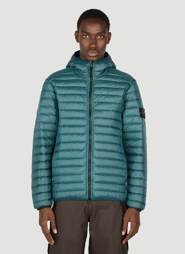 Stone Island Unisex Compass Patch Hooded Jacket in Green | LN-CC®