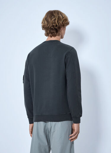 Stone Island 슬리브 포켓이 있는 크루넥 스웨트셔츠 회색 sto0165042