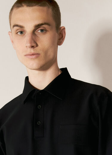 GR10K Taped Bonded Polo Shirt Black grk0157001