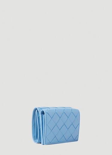 Bottega Veneta Intrecciato Wallet Blue bov0252031