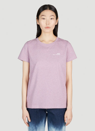 A.P.C. 아이템 F 티셔츠 라일락 apc0251011