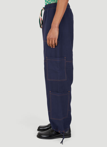 Wales Bonner Bamako 长裤 蓝色 wbn0148002