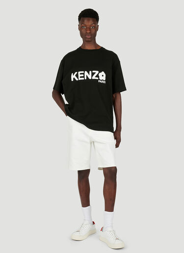Kenzo 보우크 플라워 2.0 티셔츠 블랙 knz0152025