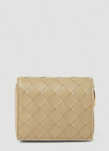 Bottega Veneta Bifold Intrecciato Wallet Gold bov0251048