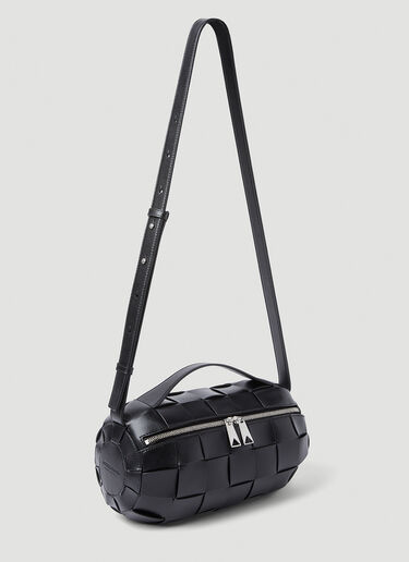 Bottega Veneta Intreccio Crossbody Bag Black bov0155026