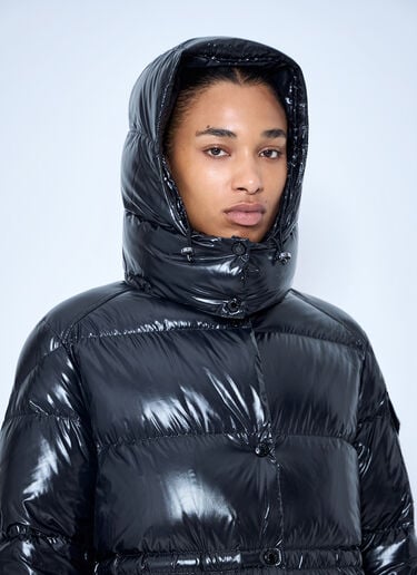 LN-CC® - Moncler: Cavettaz Hooded Long Down Jacket - Black Moncler Cavettaz Hooded Long Down Jacket Black mon0265087