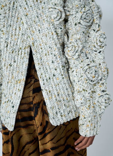 Crochet Sweater GANNI Crochet Sweater White gan0262003