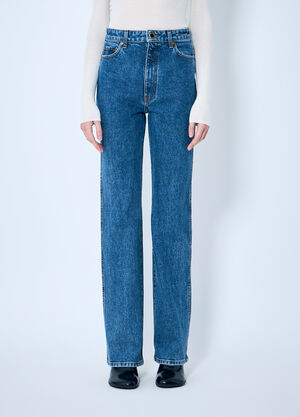 Khaite Danielle Jeans Black kha0259004