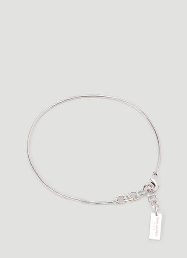 Saint Laurent Chain Bracelet Silver sla0244048