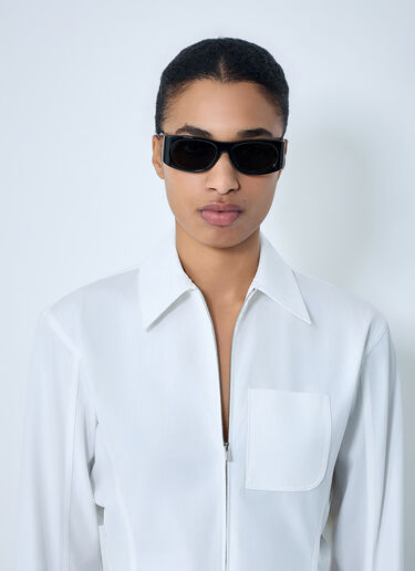 Jacquemus Rectangular Frame Sunglasses Black jac0364016