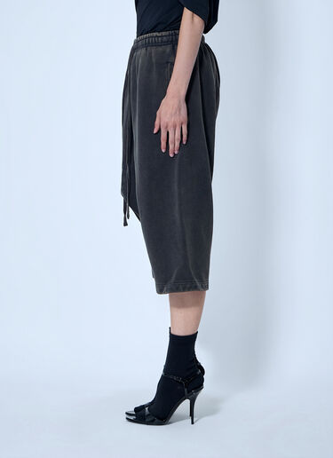 Entire Studios Faded Drop Shorts Dark Grey ent0266025