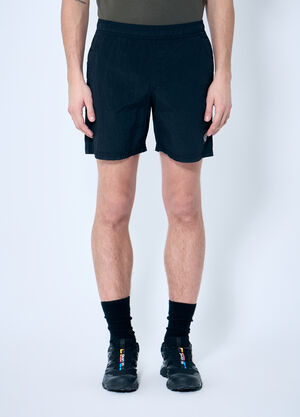 RIER Nylon Shorts With Logo Patch Beige rrr0160017