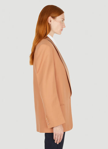 Stella McCartney Contrasting Lapel Blazer Orange stm0250009