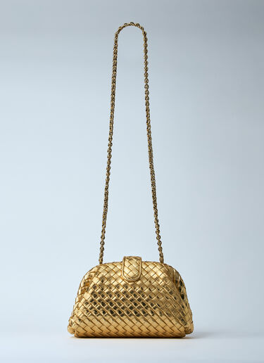 Bottega Veneta Teen Lauren 1980 Shoulder Bag Gold bov0259075