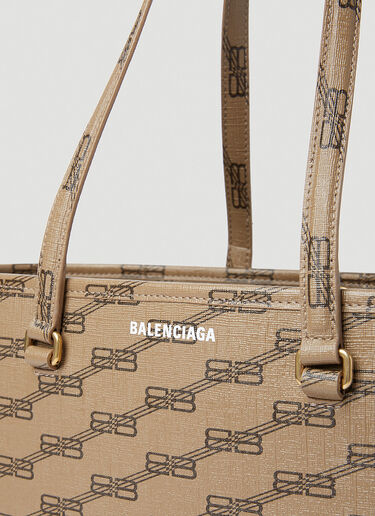 Balenciaga BB Signature Shopper Tote Bag Beige bal0352015