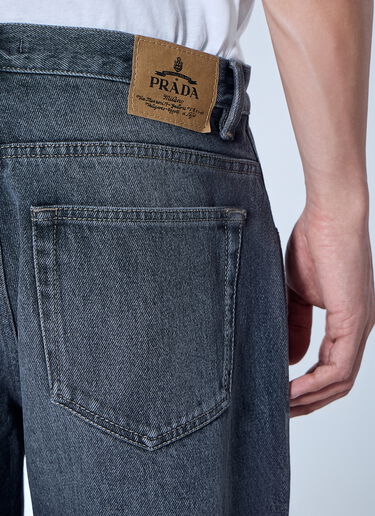 LN-CC® - Prada: Five-Pocket Denim Jeans - Grey Prada Five-Pocket Denim Jeans Grey pra0166024