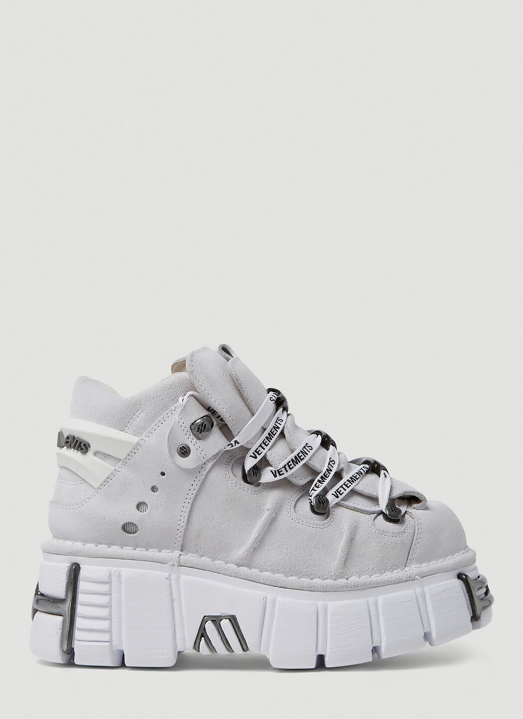VETEMENTS New Rock Platform Sneakers in Grey LN CC