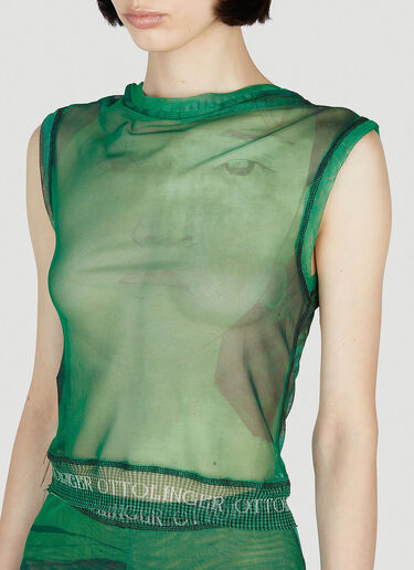 Ottolinger Mesh Tank Top Green ott0252004