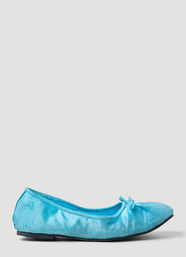 Balenciaga Leopold Ballerina Shoes Light Blue bal0152067