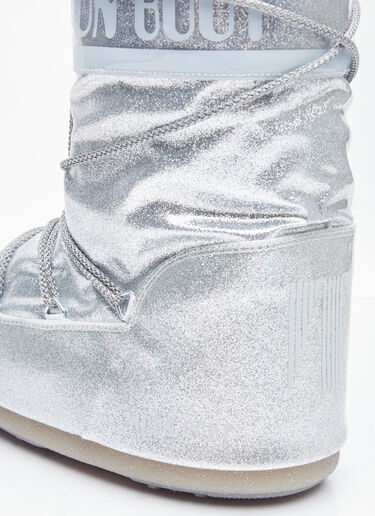 Moon Boot Icon Glitter Boots Silver mnb0354007