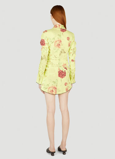 Rave Review Embla Flower Mini Dress Yellow rav0252008