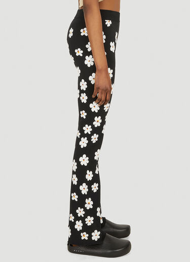 Marni Floral Pants Black mni0248013