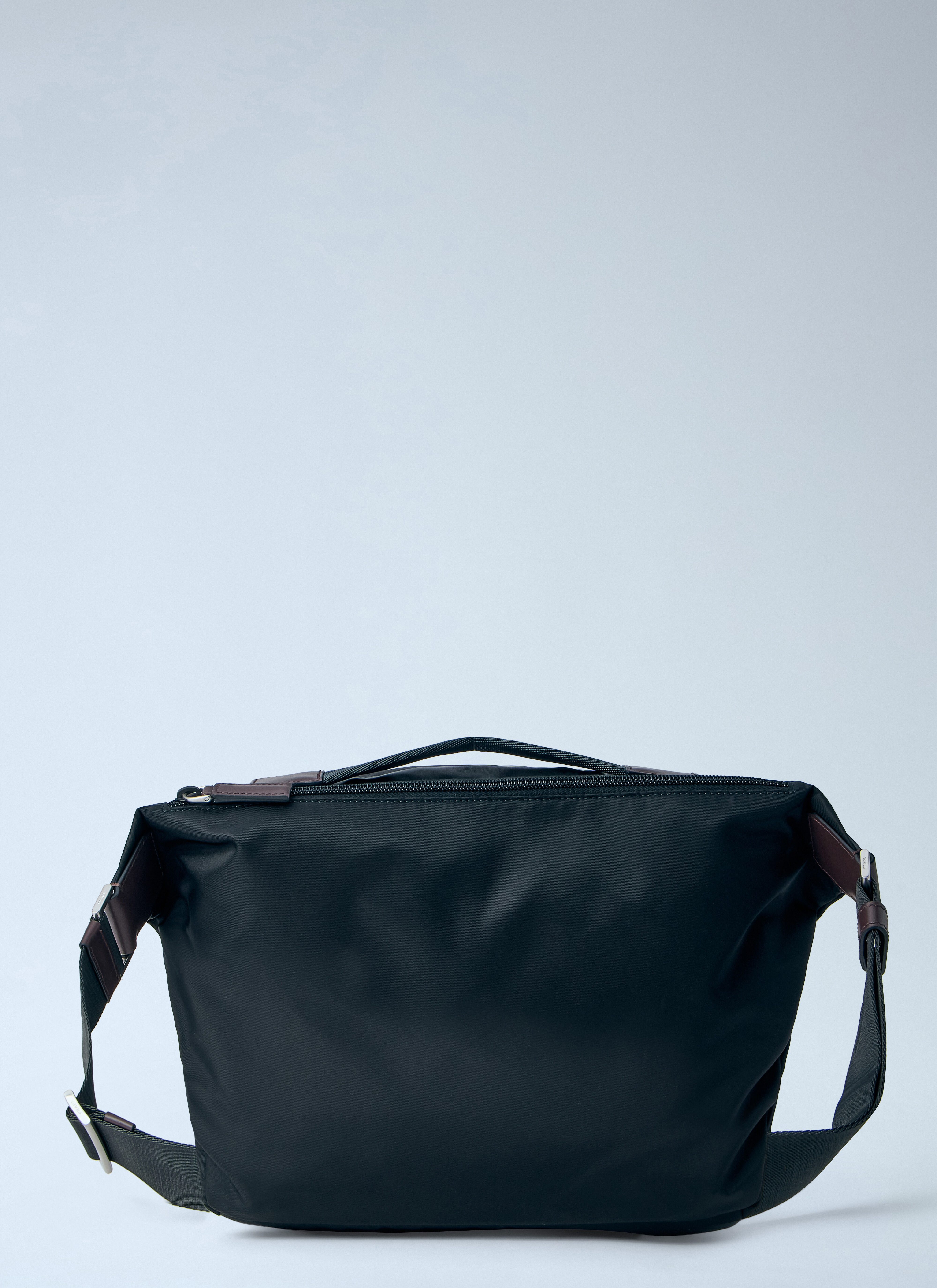 PRADA ショルダーバッグ Black Prada Traveller small padded Re-Nylon shoulder bag | PRADA