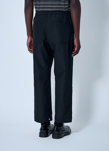 Comme des Garçons Homme Wool-And-Linen Pants Black cdh0160003