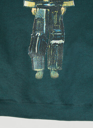 Graphic Print Sweatshirt DRx FARMAxY FOR LN-CC Graphic Print Sweatshirt Green drx0349017