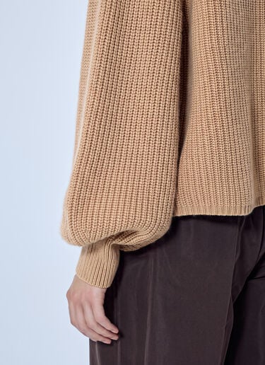 LN-CC® - Max Mara: Ribbed Knit Sweater - Camel Max Mara Ribbed Knit Sweater Camel max0266055