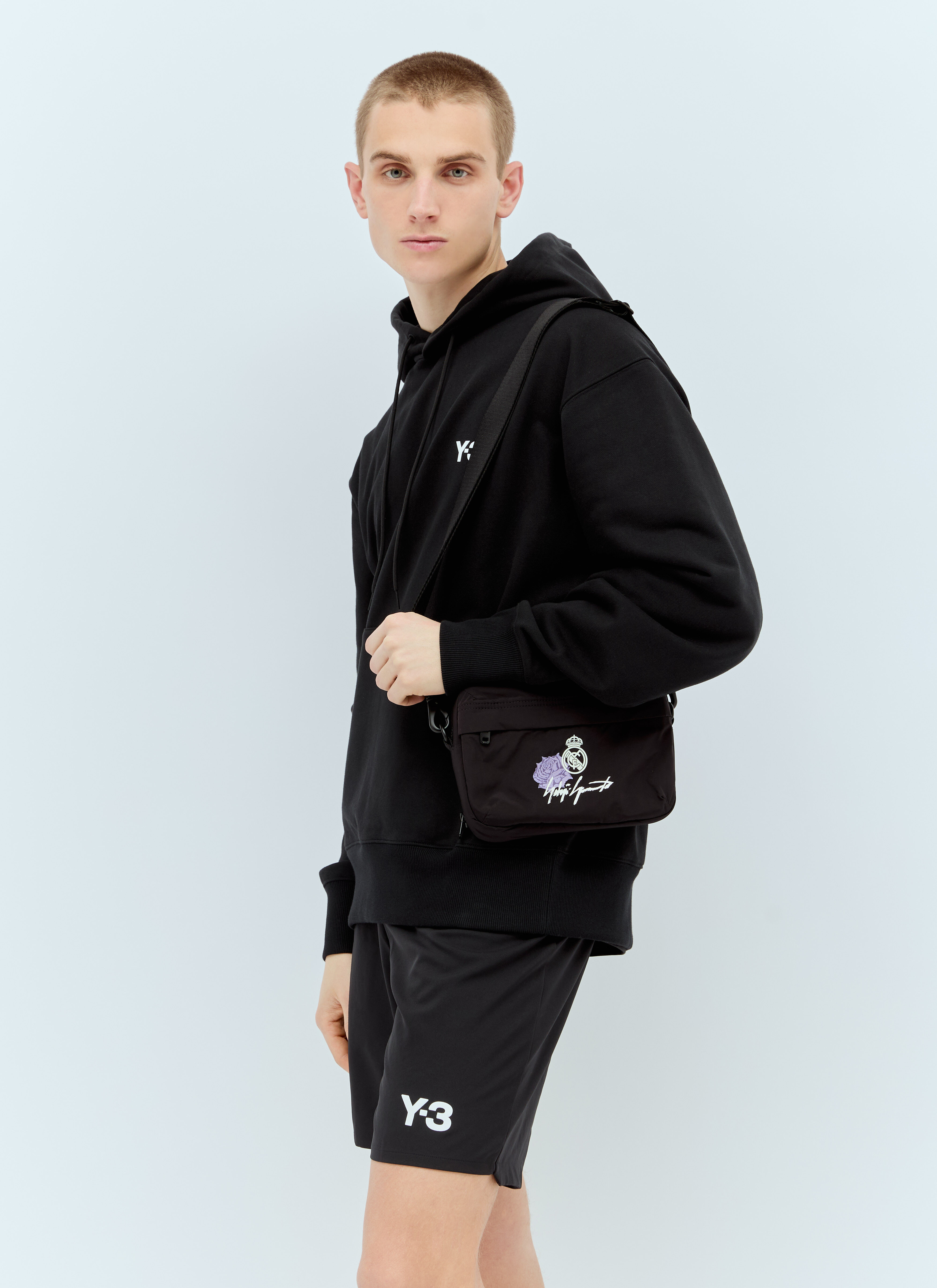 Y-3 x Real Madrid Men's' Logo Print Belt Bag in Black | LN-CC®
