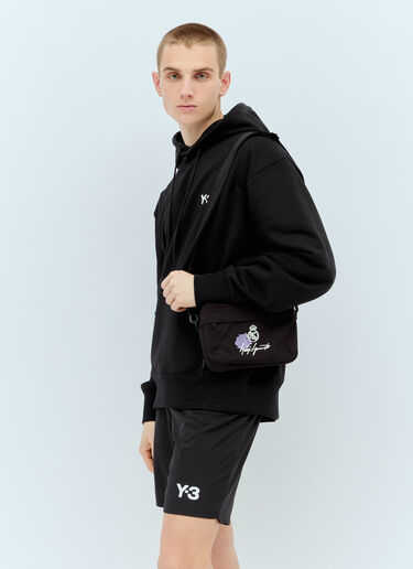 Y-3 x Real Madrid Logo Print Belt Bag Black rma0156012