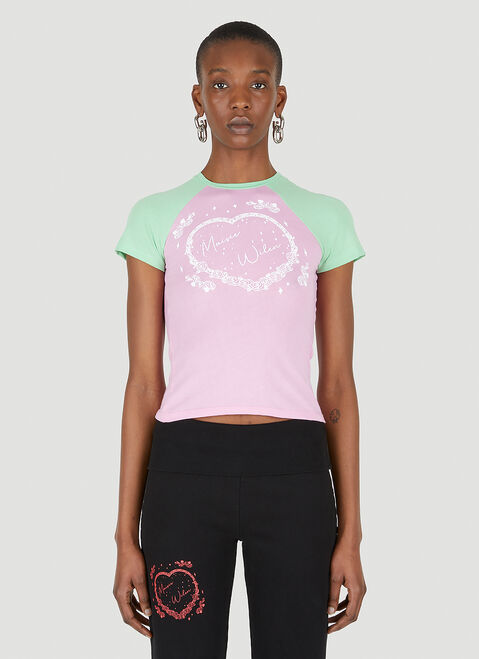 Maisie Wilen Slinky Two-Tone T-Shirt Red mwn0247020