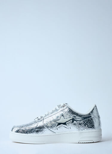 A BATHING APE® Bape Sta #5 Sneakers Silver aba0159002