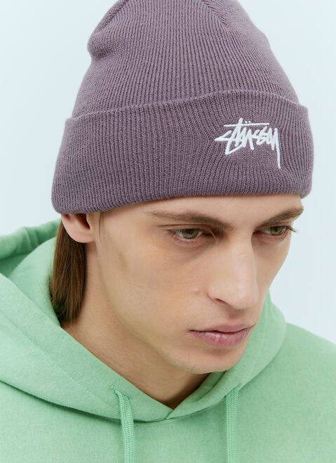 Stüssy Stock Cuff Beanie Hat Black sts0152057