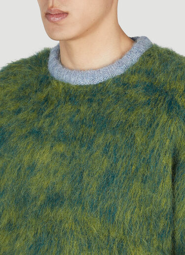 Brain Dead Marled Sweater Green bra0353004