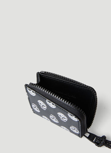 Skull Motif Coin Wallet Alexander McQueen Skull Motif Coin Wallet Black amq0148051