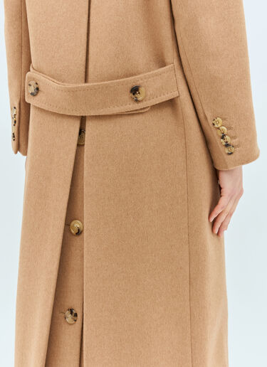 Max Mara Double-Breasted Camel Coat Camel max0258037