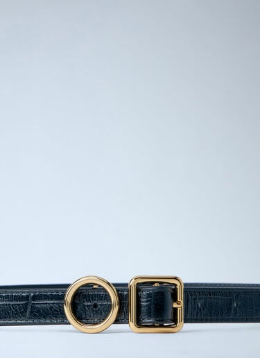 Jacquemus La Ceinture Regalo Fine Belt Black jac0264061