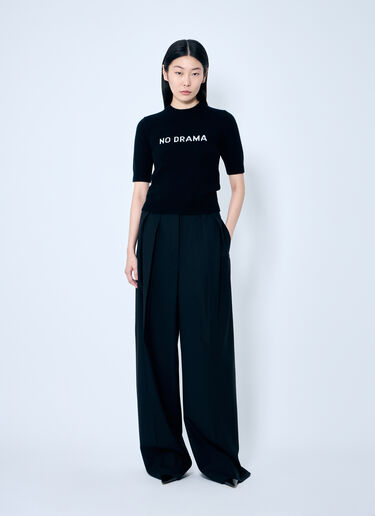 Sportmax Wool-And-Cashmere-Blend Sweater Black spx0259010